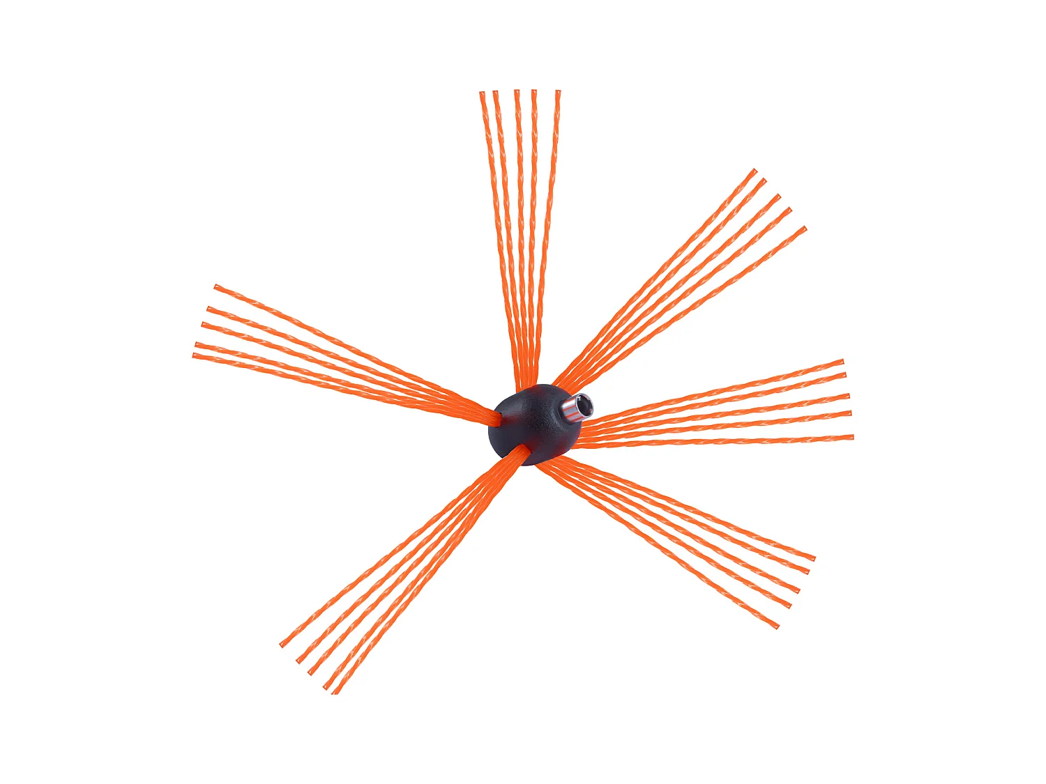 Kaminbürsten-Kit SucceBuy, 58 cm, Rotierende Bürste, 7 Nylon-Stangen, Passend für Rohre