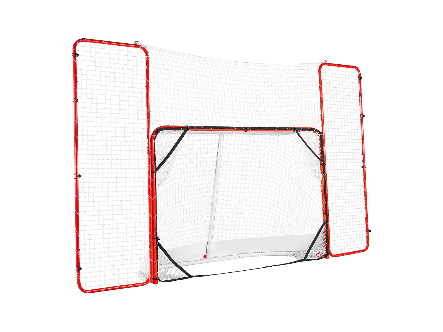 But de Hockey SucceBuy avec Système Anti-Retour et Cibles But de Hockey Extérieur en Acier de Rue de 183 CM