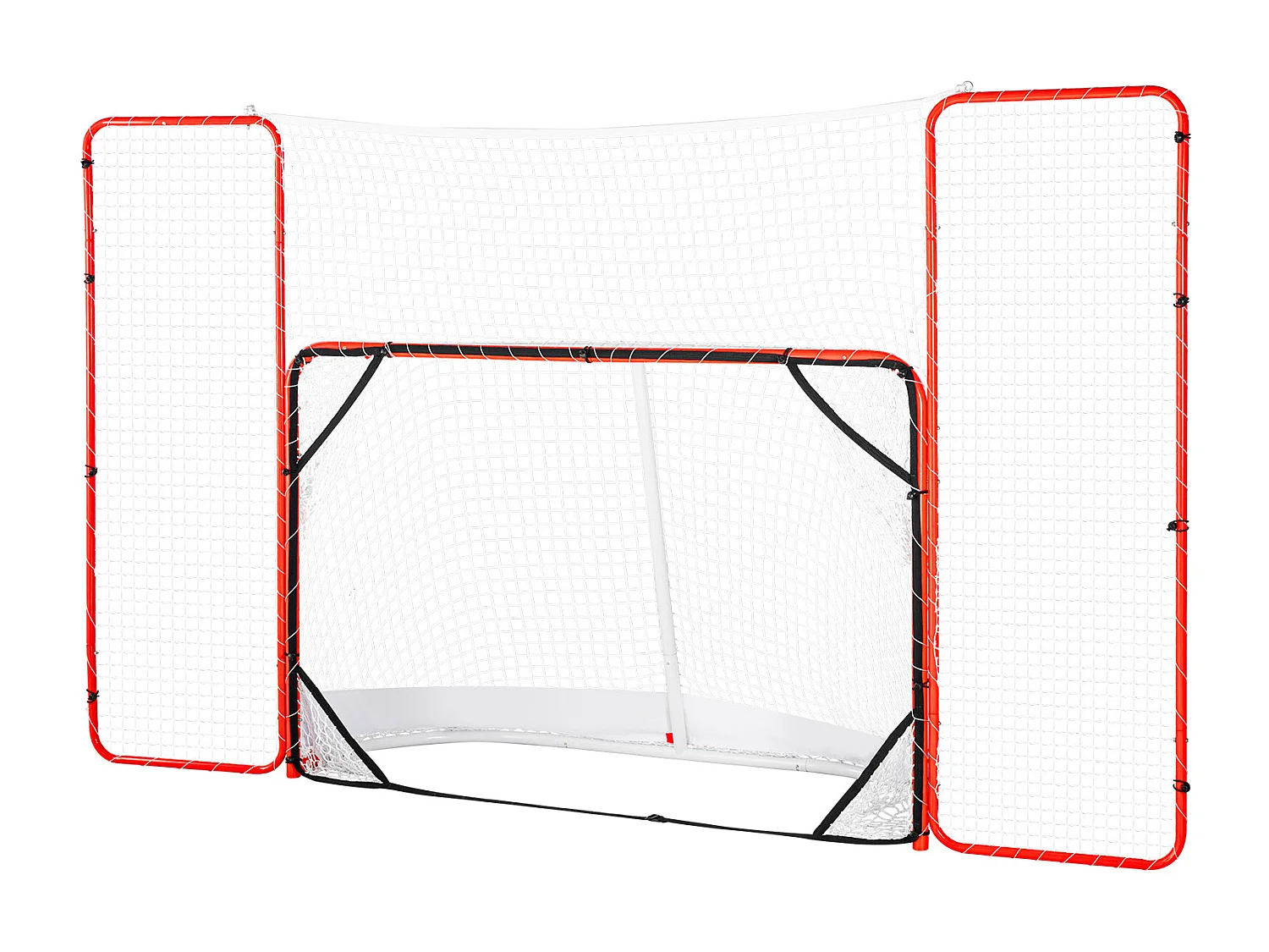 Arco de Hockey SucceBuy con Sistema Anti-Retorno y Metas Arco de Hockey Exterior en Acero Vial de 183 CM