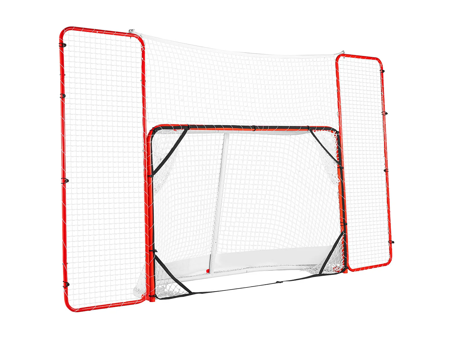 Arco de Hockey SucceBuy con Sistema Anti-Retorno y Metas Arco de Hockey Exterior en Acero Vial de 183 CM