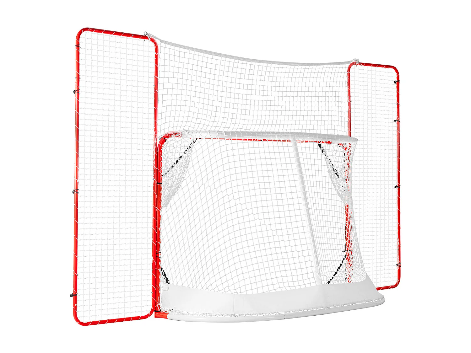 Arco de Hockey SucceBuy con Sistema Anti-Retorno y Metas Arco de Hockey Exterior en Acero Vial de 183 CM