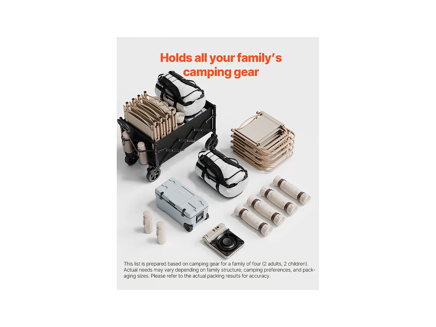 Chariot Pliable SucceBuy Chariot de Jardin Pliable Robuste Extérieur 120 L 102 kg Noir