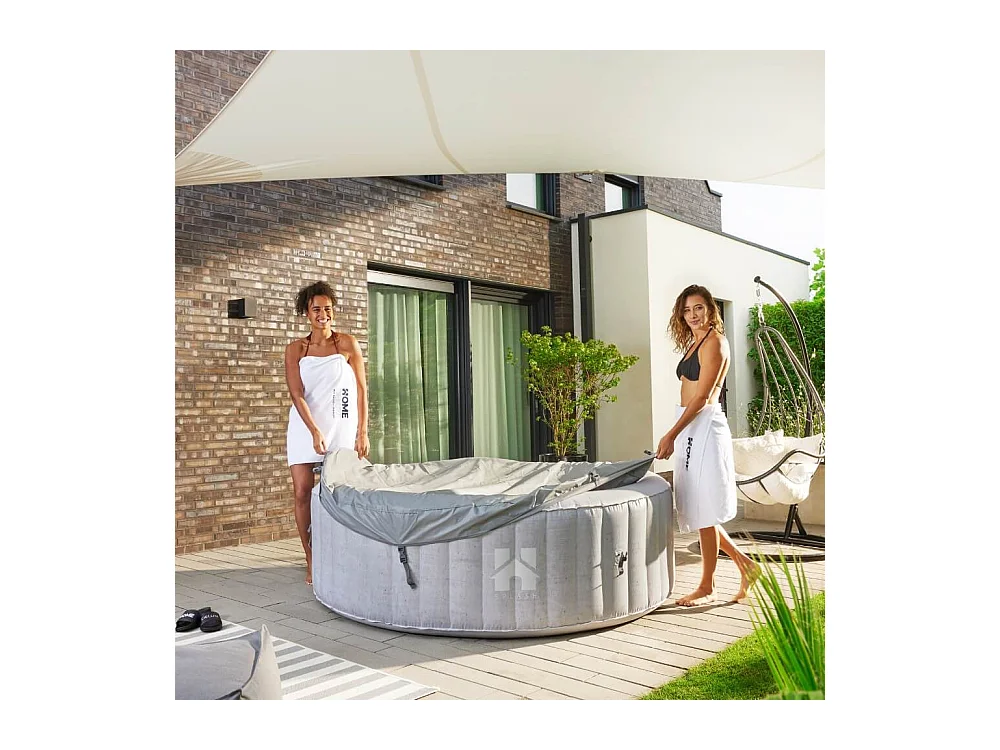 Home Deluxe Jacuzzi gonflable Splash Beige 4 pcs.