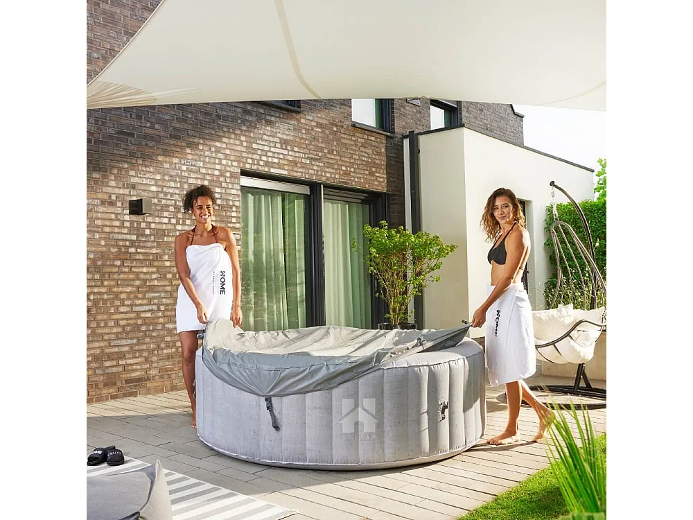 Home Deluxe Jacuzzi gonflable Splash Beige 4 pcs.