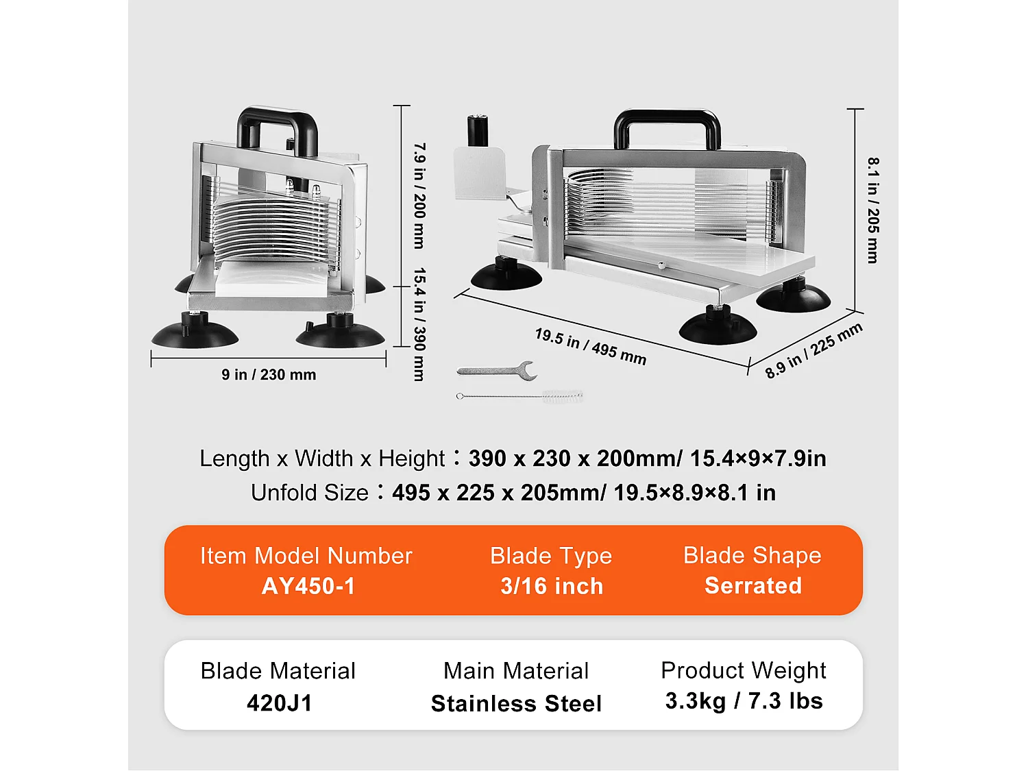 Coupe-Tomates Commercial SucceBuy Trancheuse à Tomates Superior - Aide de Cuisine Efficace