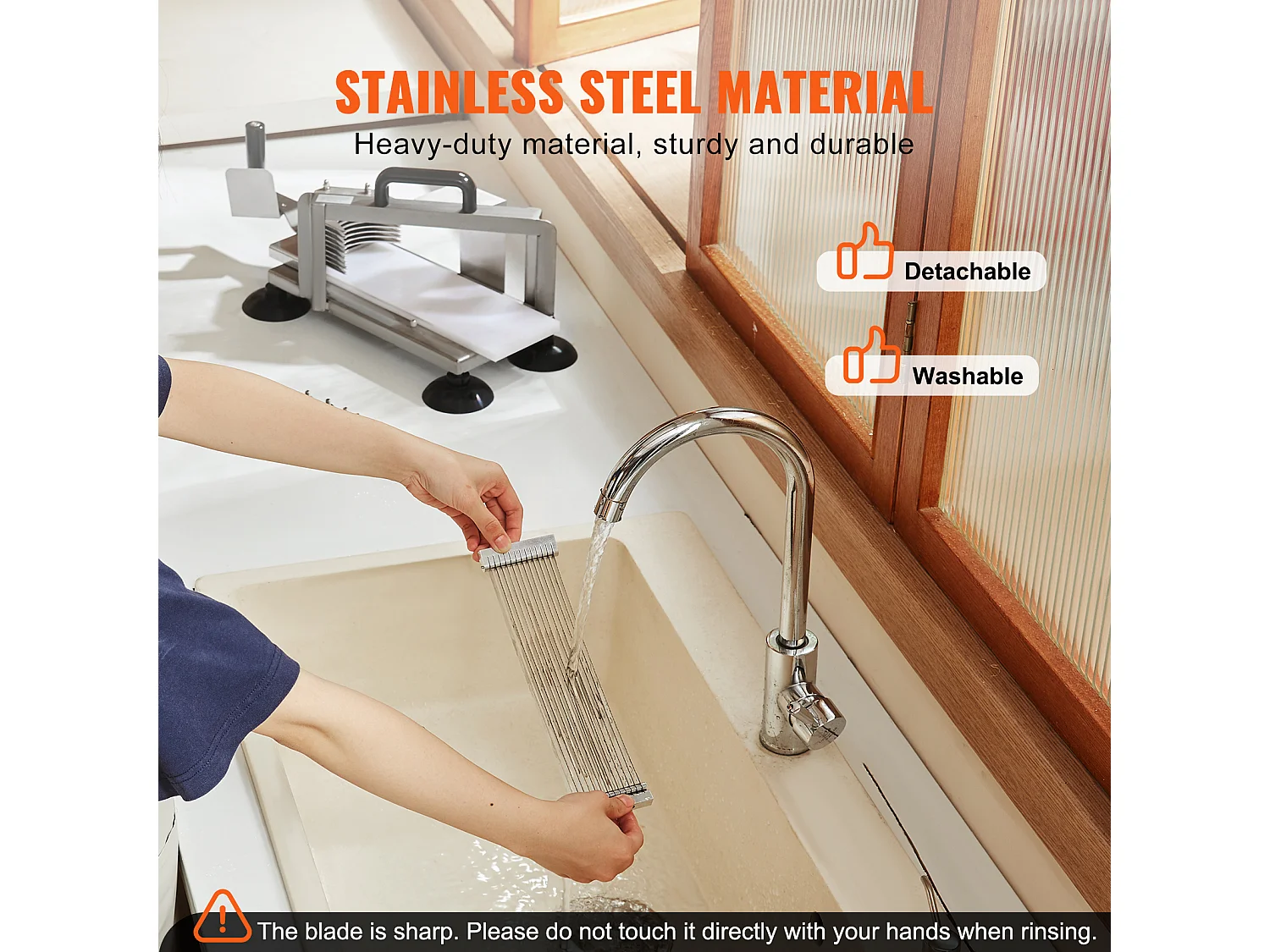 Coupe-Tomates Commercial SucceBuy Trancheuse à Tomates Superior - Aide de Cuisine Efficace