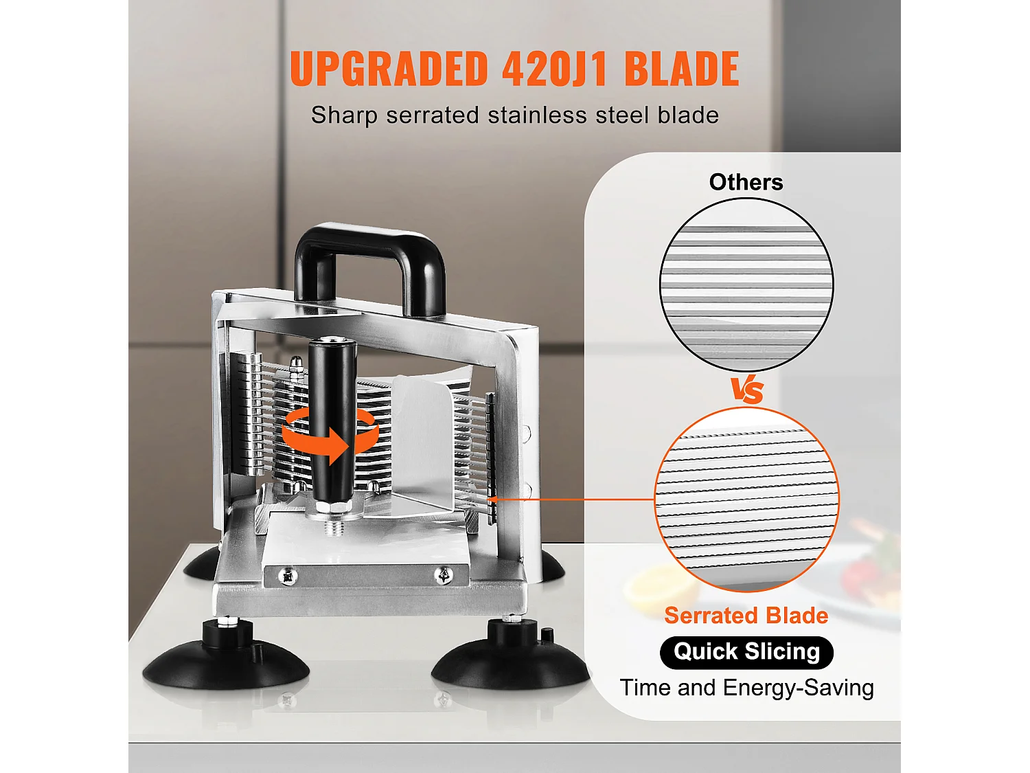 Commerciële Tomatensnijder SucceBuy Superieure Tomatensnijder – Efficiënte Keukenhulp