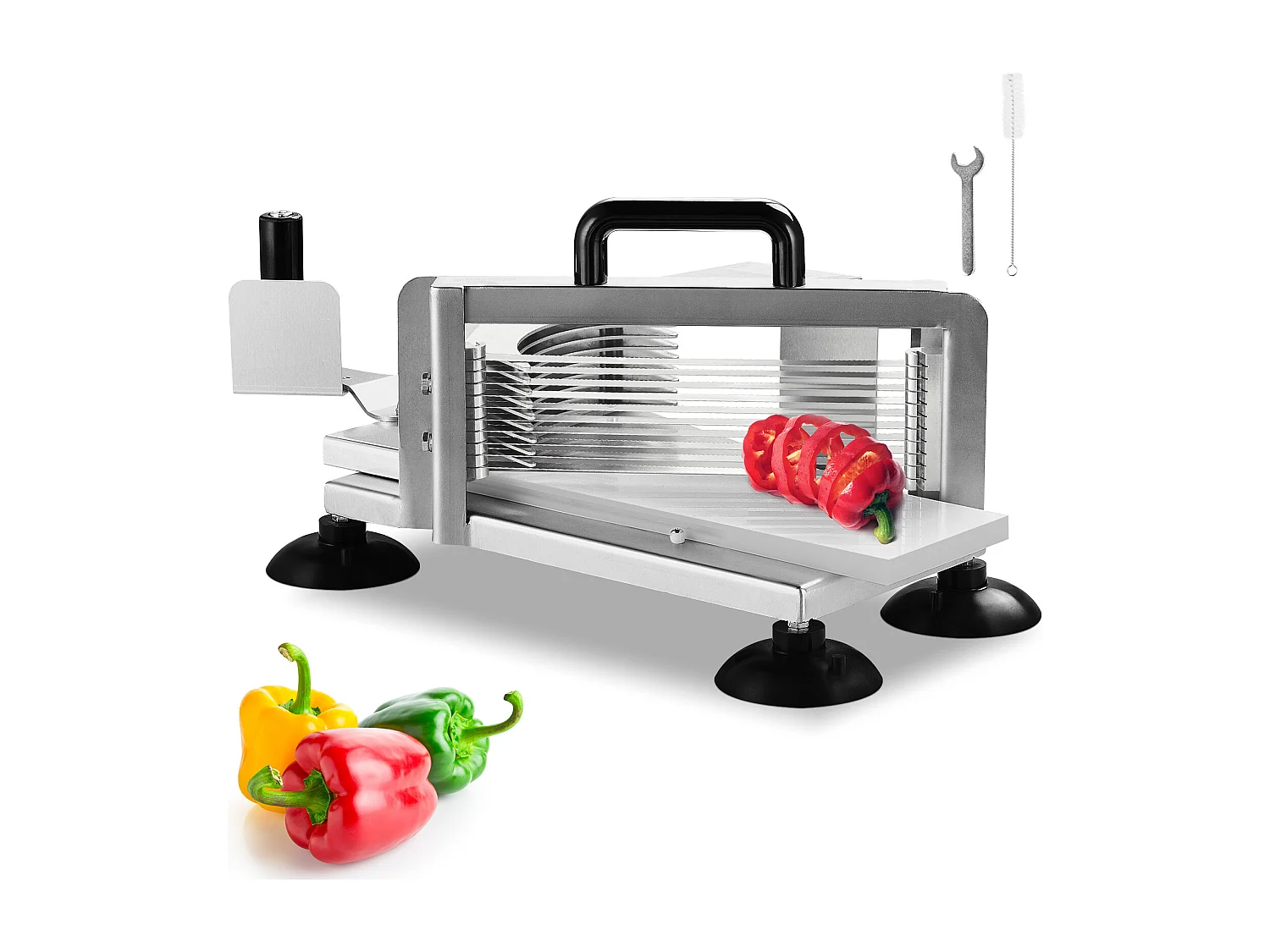 Affettatore Per Pomodori Commerciale SucceBuy 0,64 cm Affettatore Manuale In Acciaio Inox