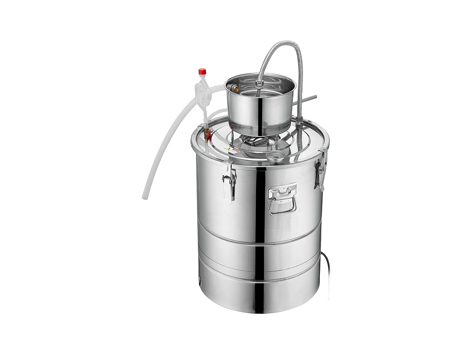 Distillatore di Alcool SucceBuy, 49 L, con Serbatoio Thumper e Pompa dell'Acqua, Distillazione Efficace per Casa e Artigianato