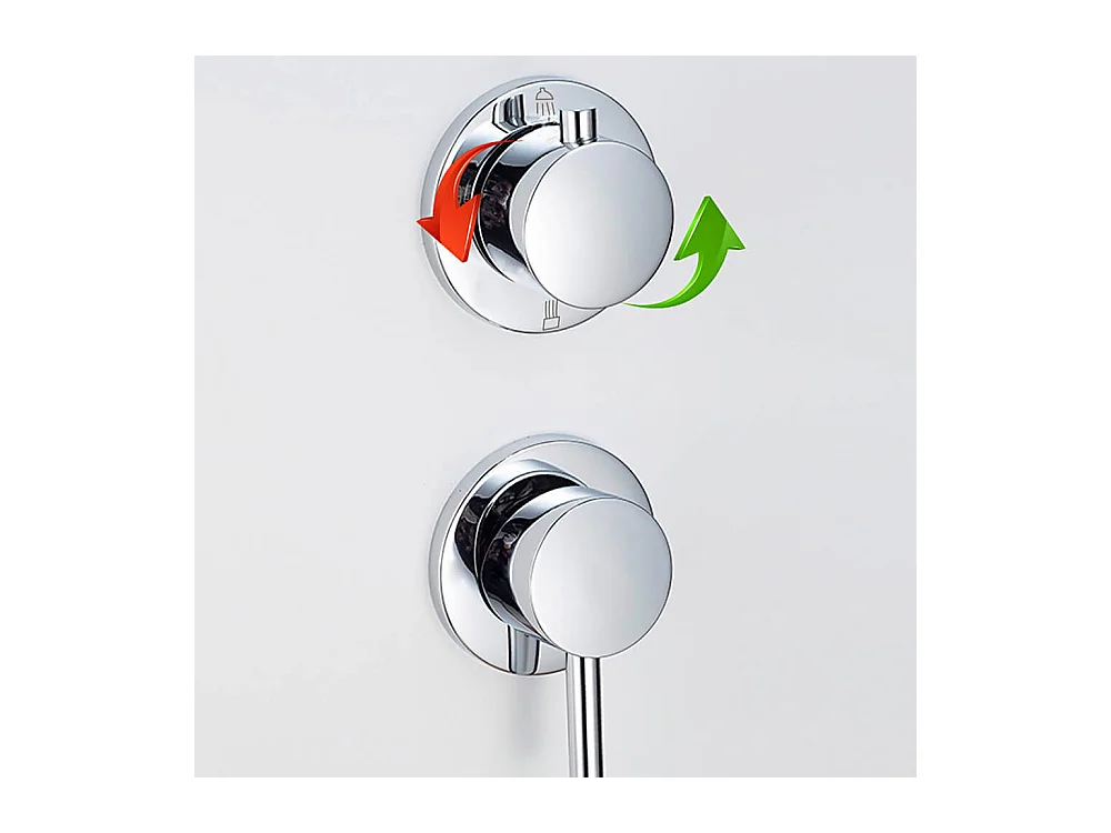 Home Deluxe Panneau de douche CASCATA blanc