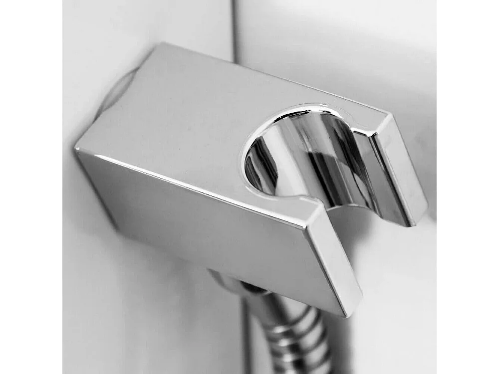 Home Deluxe Panneau de douche CASCATA noir