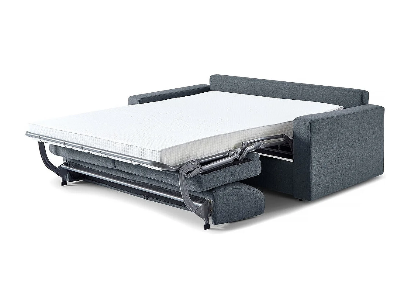 "Diana" express omvormbare stoffen bank - 140 cm bed - 3 plaatsen - Grijs