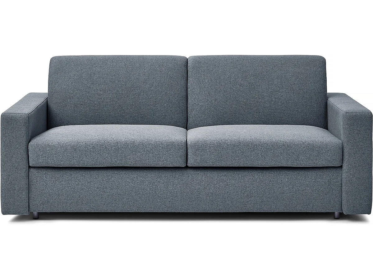 Canapé convertible express 3 places en tissu gris DIANA