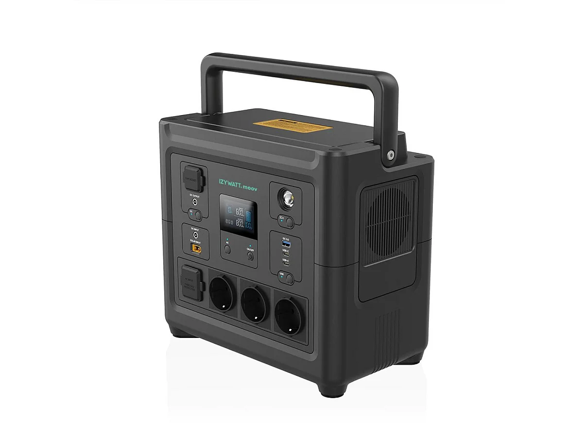 Station d'énergie nomade IZYWATT.moov - 835 Wh