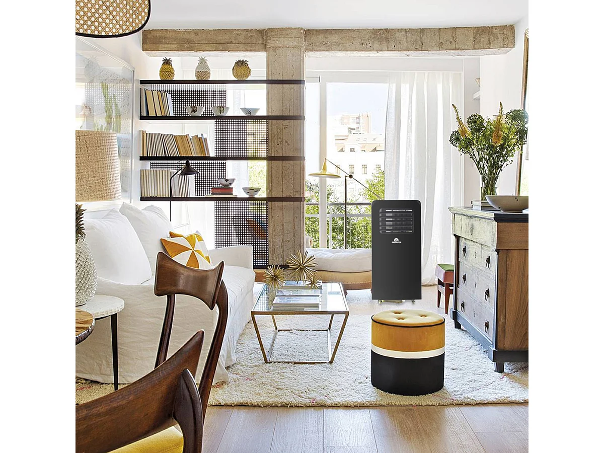 Climatiseur mobile réversible 2600W 380m³/h 50dB - Noir - Predator