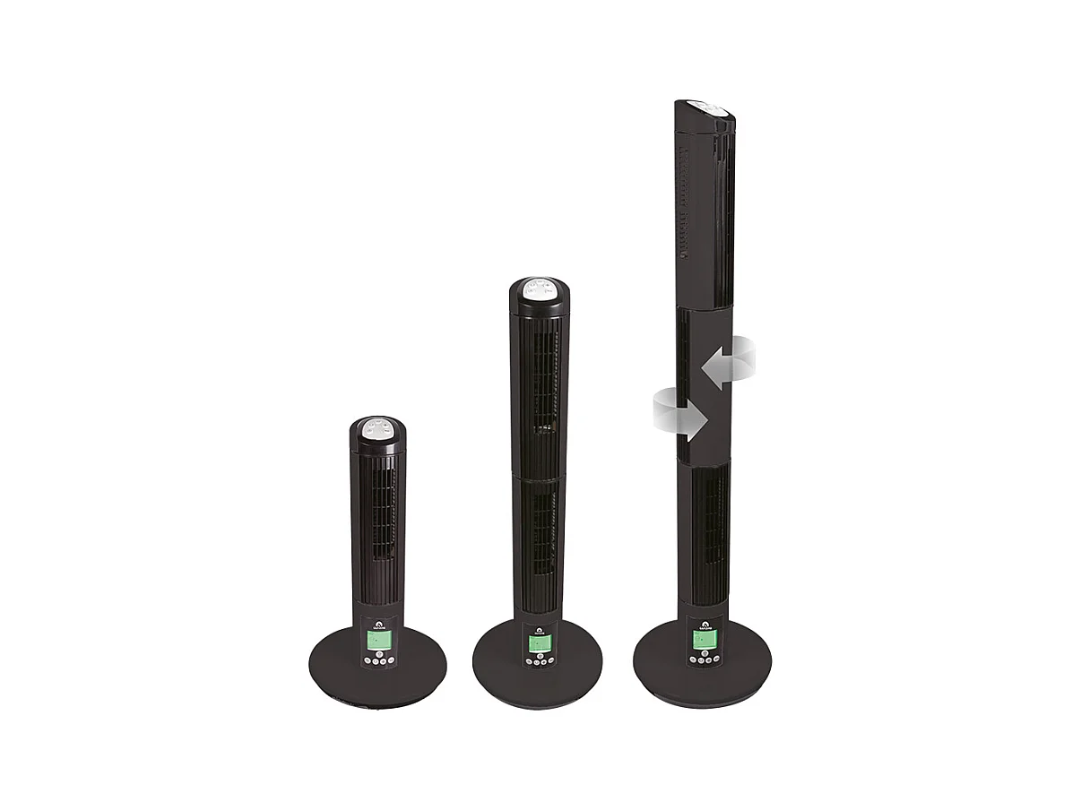 Ventilateur colonne 750m³/h triple turbine 35dB - Glaziar