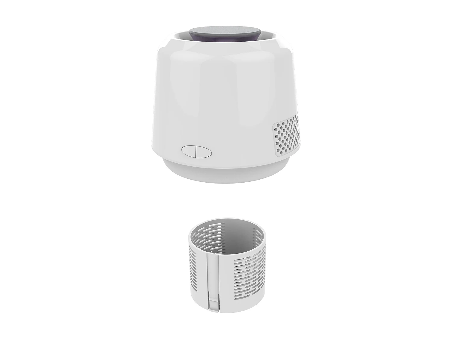 Piège anti-moustiques aspiration silencieuse 3 modes - Voltman