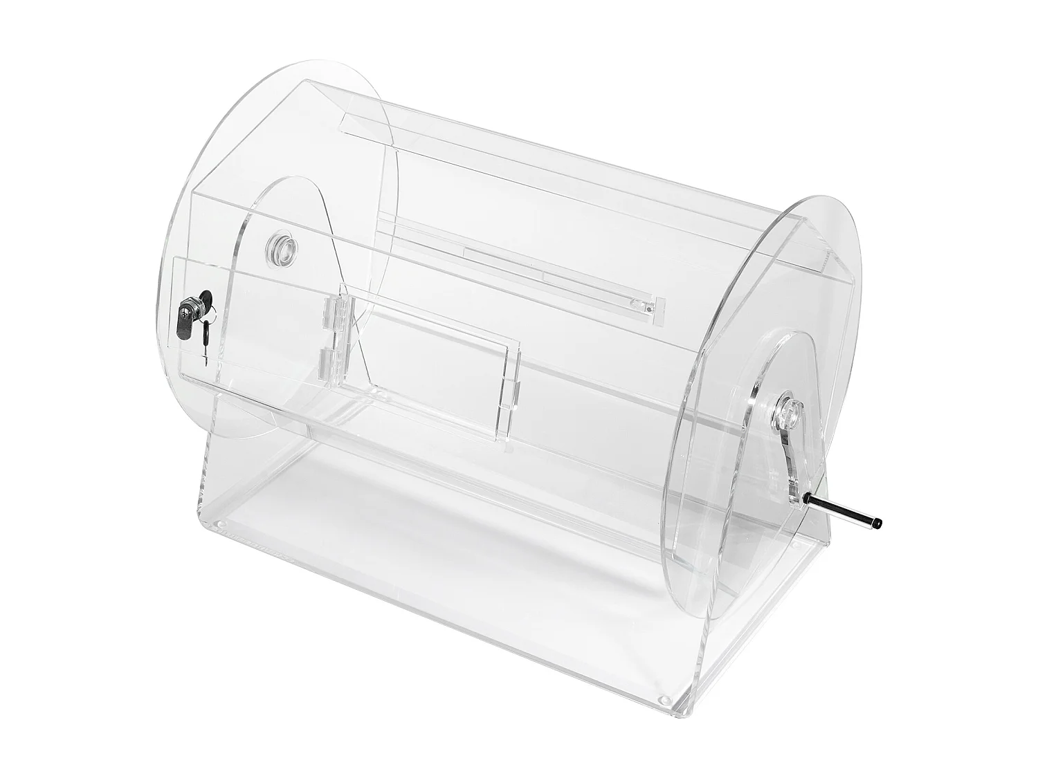 Tombola-Trommel, SucceBuy Tombola-Doos van Acryl, 10,000 Loten of 300 Bingo-Ballen