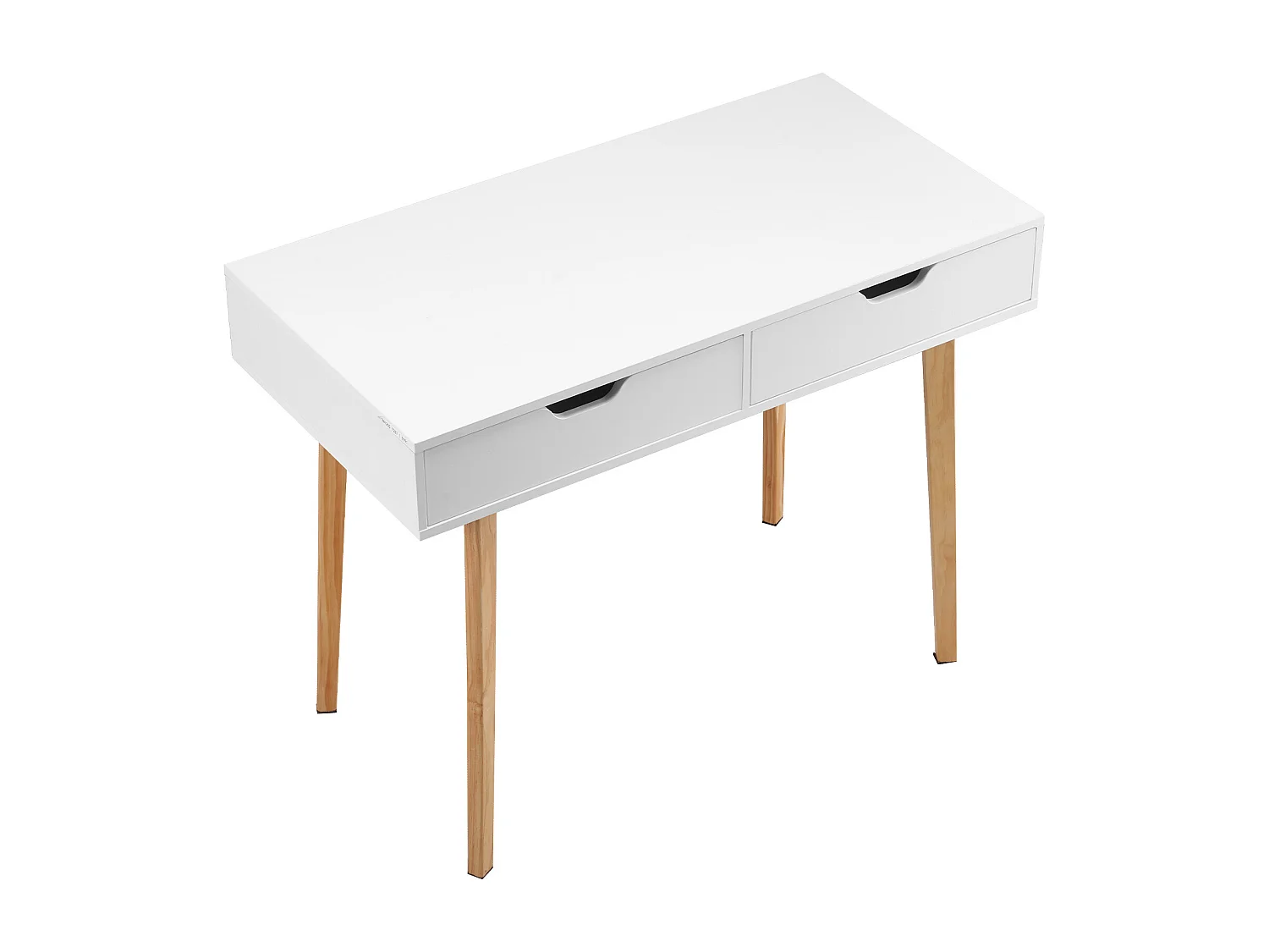 Table de Bureau Petit SucceBuy Petit Bureau Informatique avec Tiroir pour Chambre, Blanc et Bois