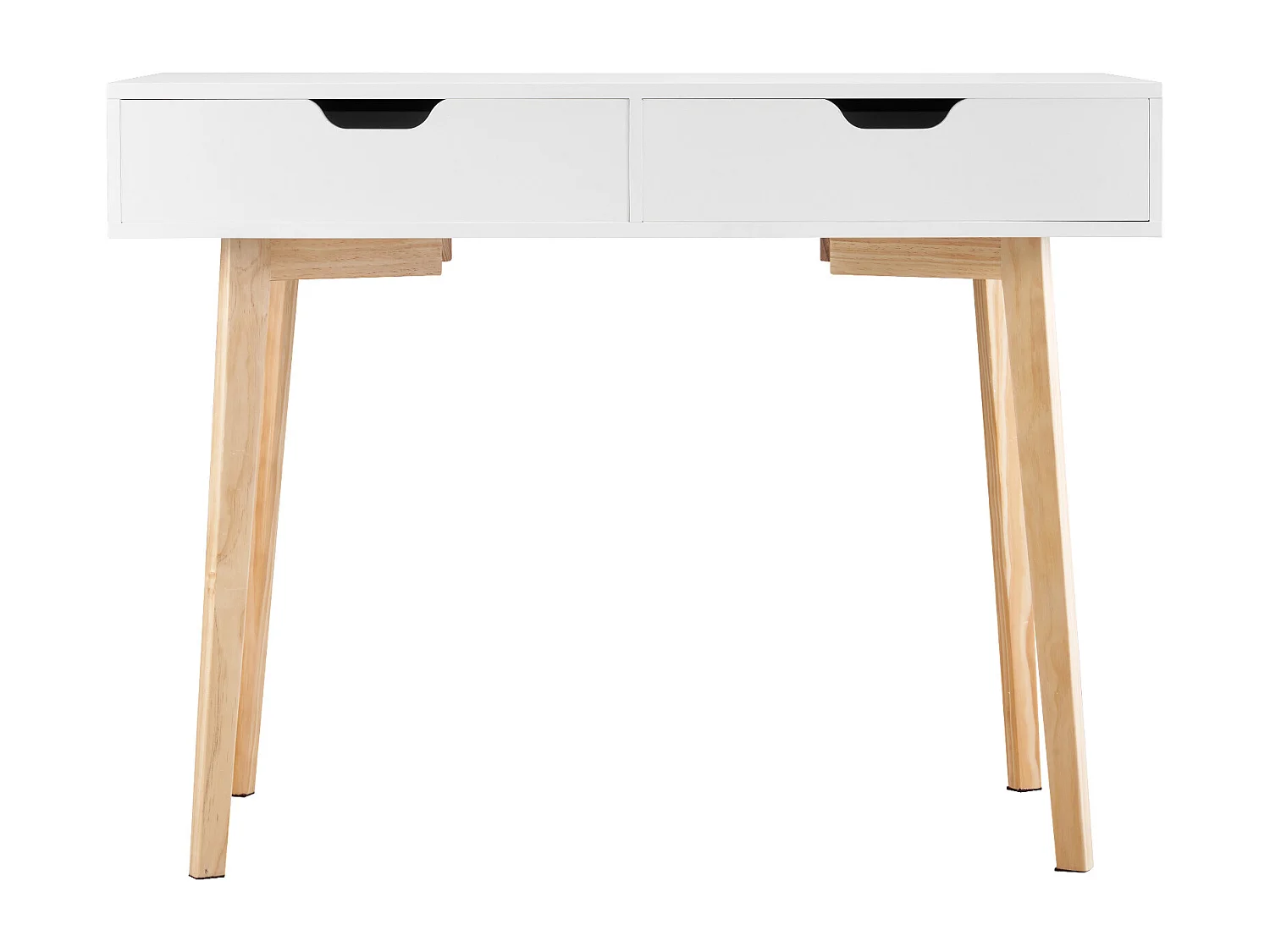 Table de Bureau Petit SucceBuy Petit Bureau Informatique avec Tiroir pour Chambre, Blanc et Bois
