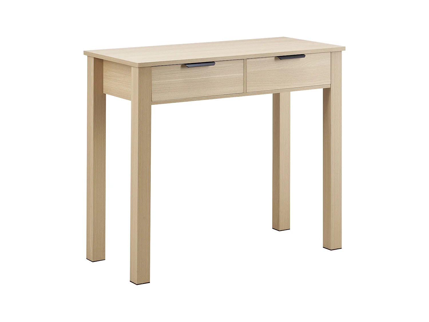 Table de Bureau Petit SucceBuy Petit Bureau Informatique avec Tiroirs en Bois Clair pour Chambre