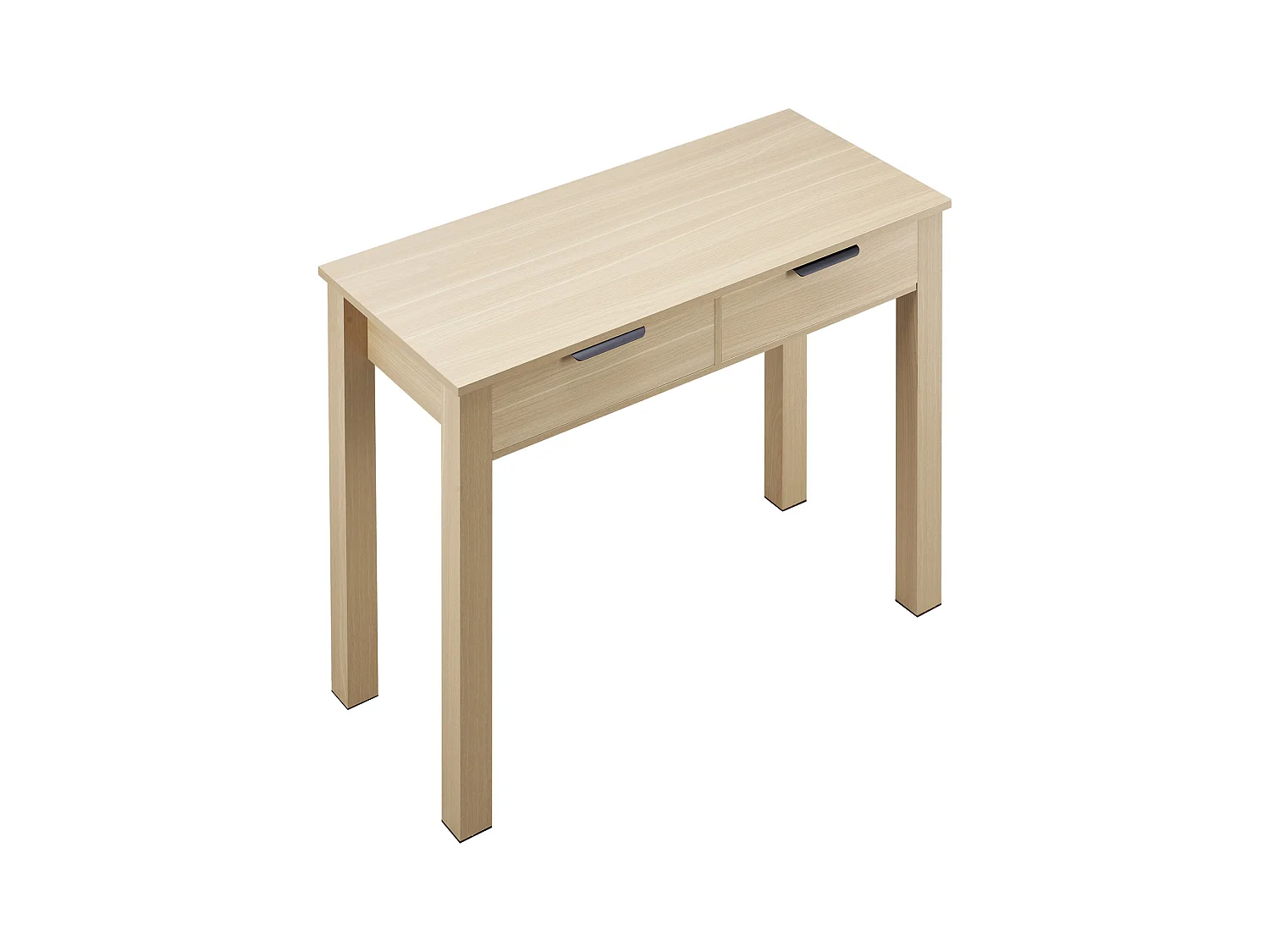 Table de Bureau Petit SucceBuy Petit Bureau Informatique avec Tiroirs en Bois Clair pour Chambre