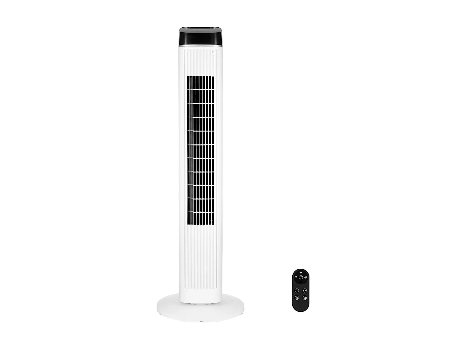 Ventilateur Colonne SucceBuy Ventilateur Tour 60W avec Minuterie 9 Heures et Télécommande, 6,7 m/s