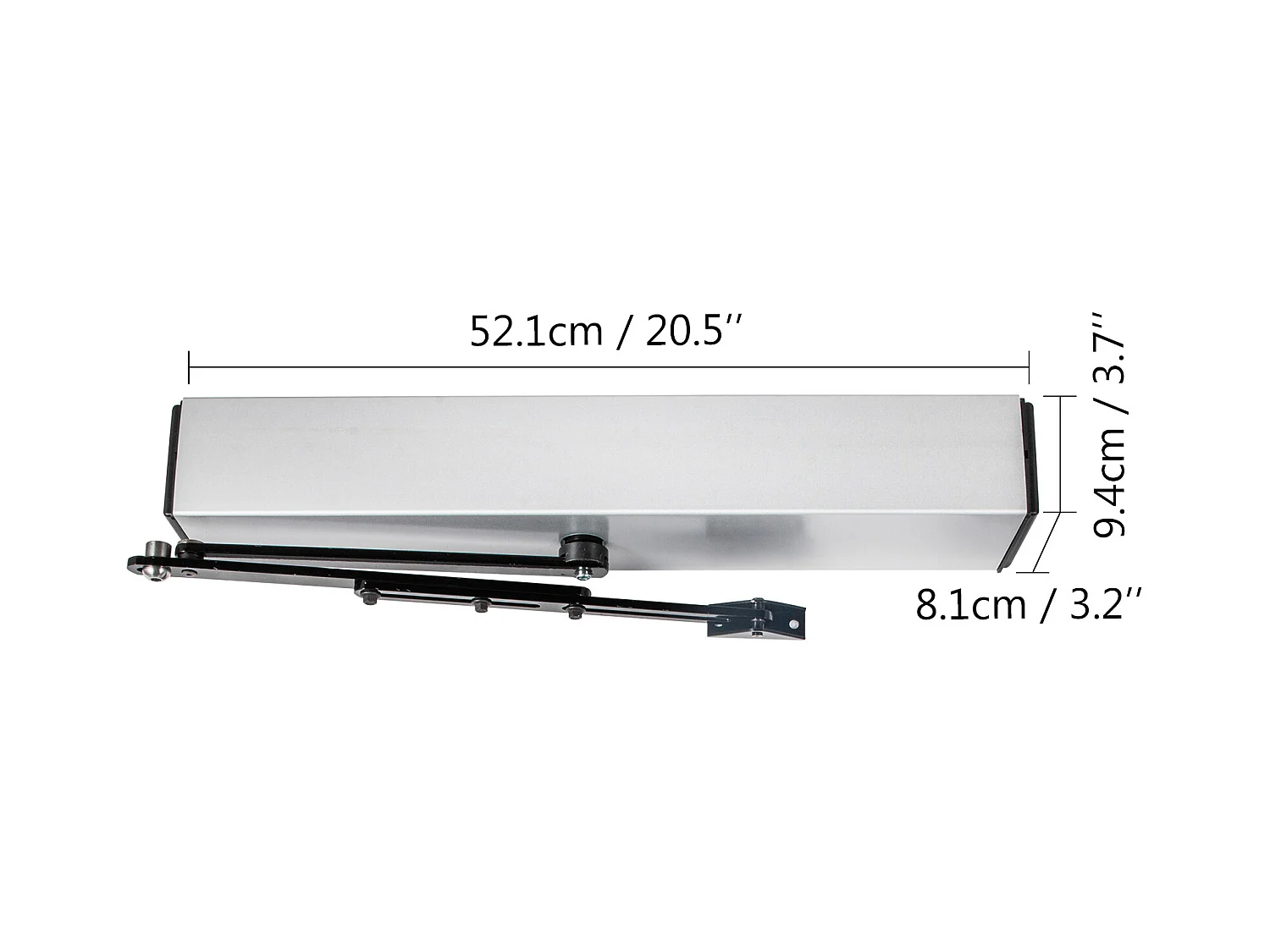 Motorizzazione del Cancello SucceBuy Apriporta Automatico 110-240 V, 10 kg, Lega di Alluminio, per Disabili