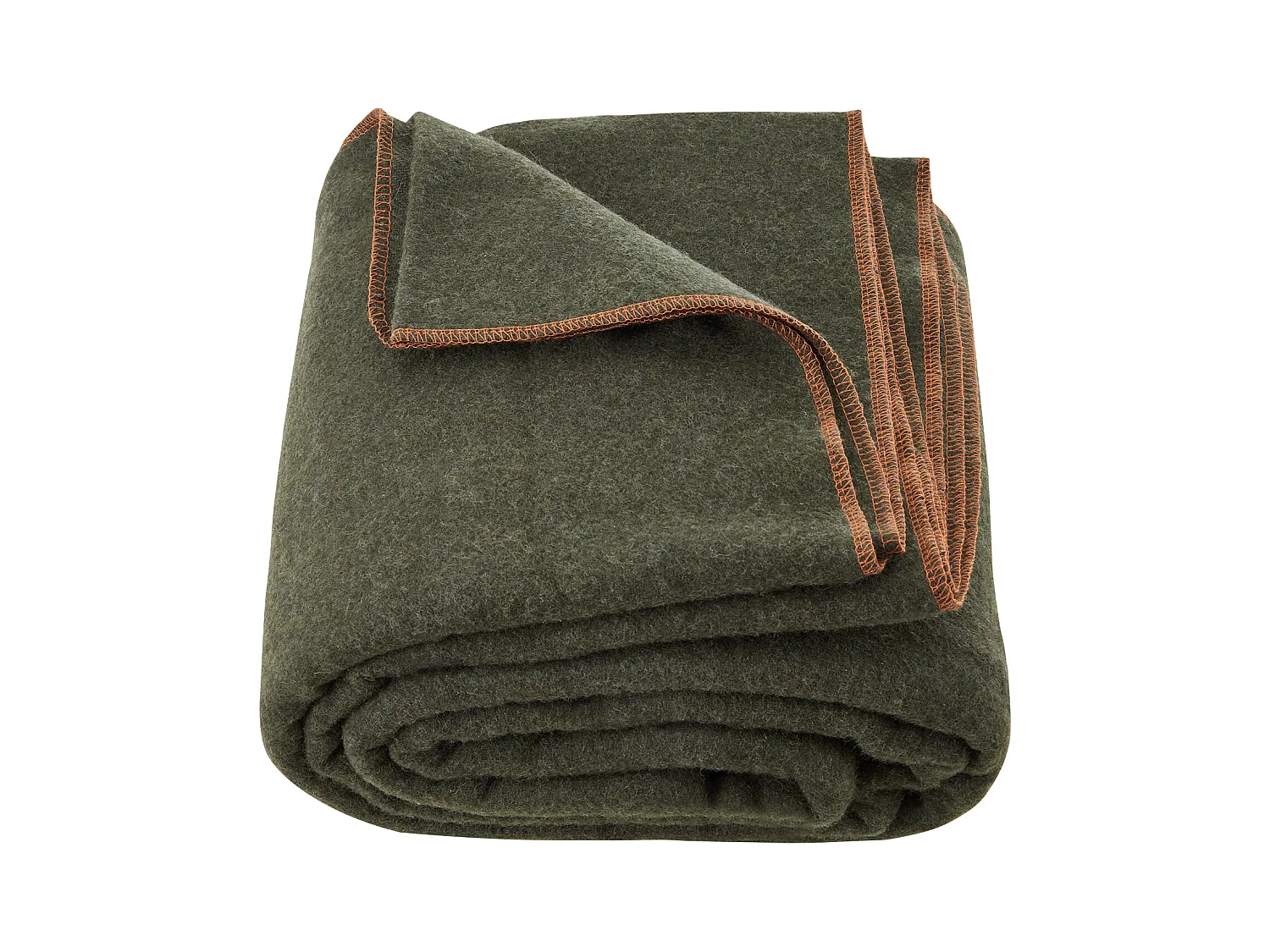 Couverture de Camping en Laine SucceBuy 162.56cm x 223.52cm Vert Armée Chaud pour l'Extérieur