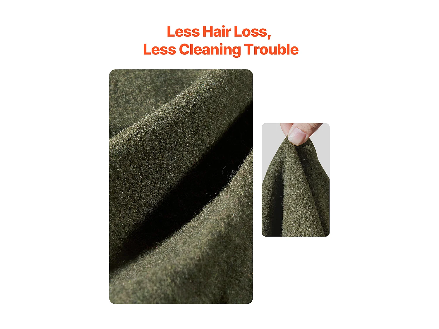 Wełniany Koc Kempingowy SucceBuy 162,56 cm x 223,52 cm Zielony Wojskowy Ciepły na Zewnątrz