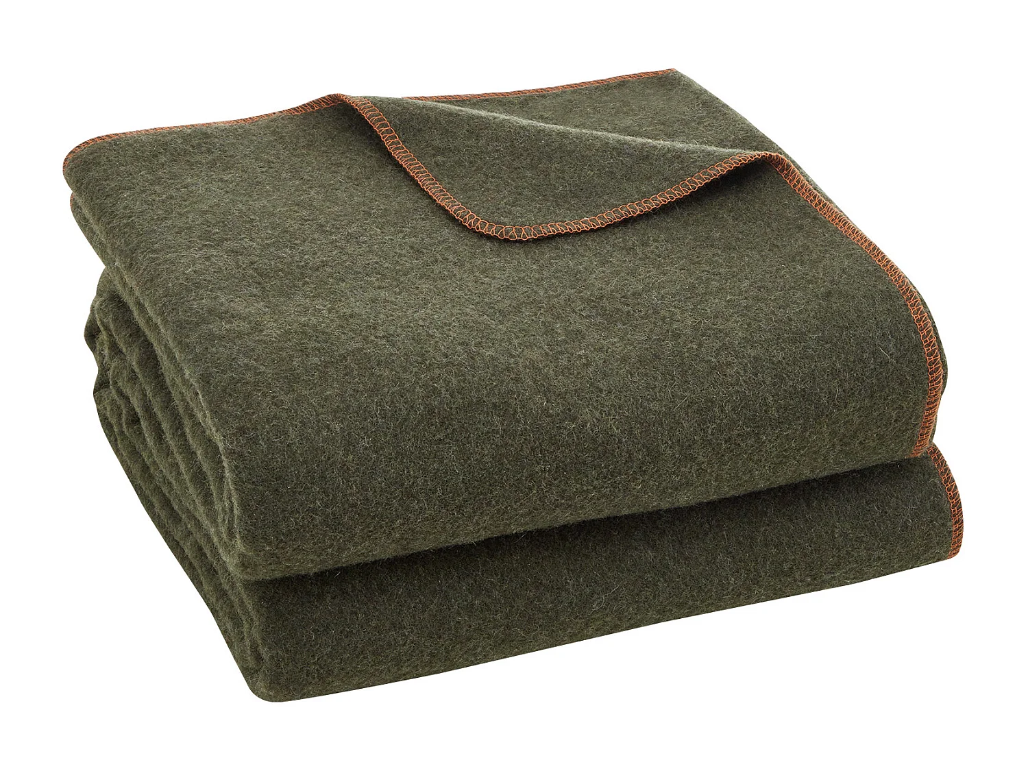 Wełniany Koc Kempingowy SucceBuy 162,56 cm x 223,52 cm Zielony Wojskowy Ciepły na Zewnątrz