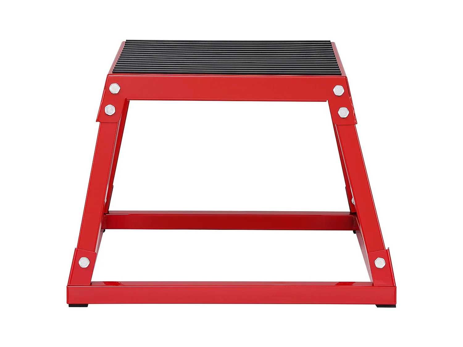 Pliometrischer Sprungkasten SucceBuy, Pliometrische Kiste 44.5x44.5x30.5 cm, Rot