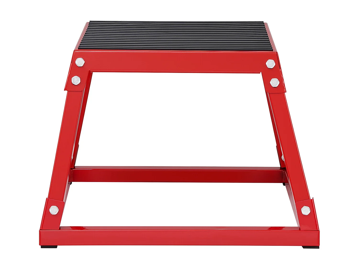 Pliometrische Springdoos SucceBuy, 44,5x44,5x30,5 cm, Rood, Lading 227 kg, voor Pliometrische Step-up-Training