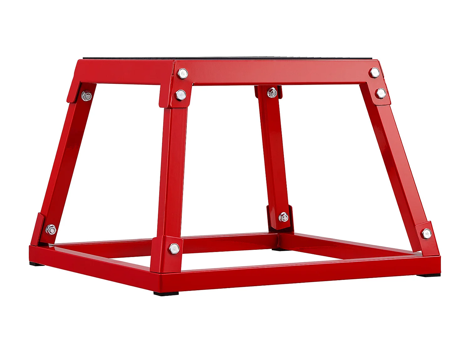 Pliometrische Springdoos SucceBuy, 44,5x44,5x30,5 cm, Rood, Lading 227 kg, voor Pliometrische Step-up-Training