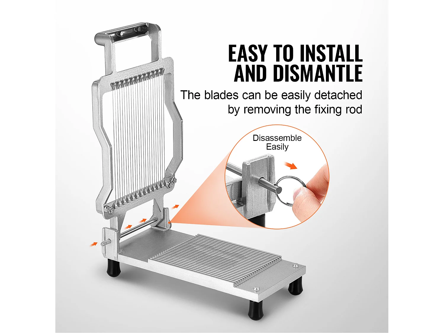 Fijne Kaasschaaf SucceBuy, 0,5 cm Draad, Kaas, Keuken, 0 V, Aluminiumlegering, Zilver