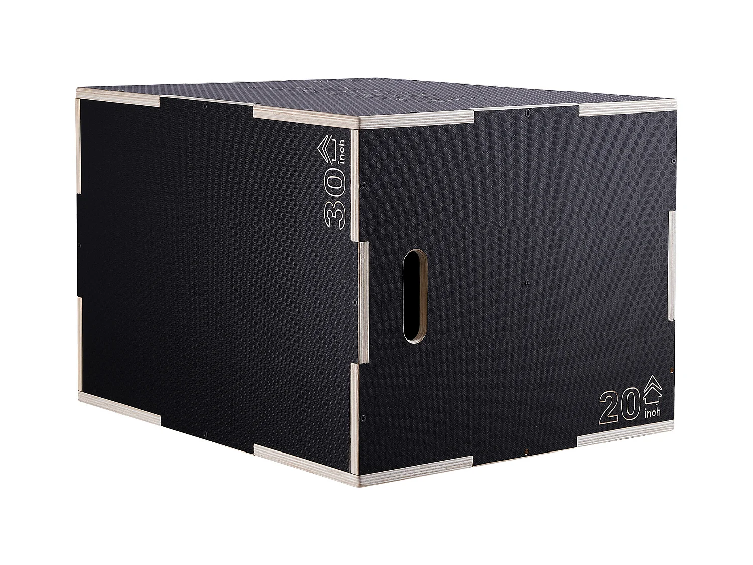 Pliometrischer Sprungkasten SucceBuy, 3 in 1, Trainings-Sprungkiste Fitness, 76/60/50 cm