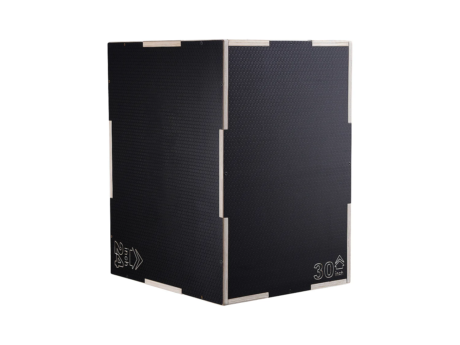 Pliometrischer Sprungkasten SucceBuy, 3 in 1, Trainings-Sprungkiste Fitness, 76/60/50 cm