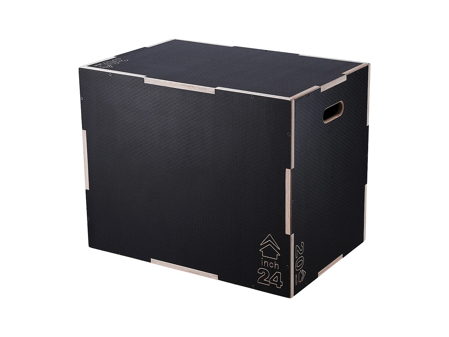 Pliometrische Sprongkist SucceBuy, 3 in 1, Spieropleidings-Sprongkist, 76/60/50 cm