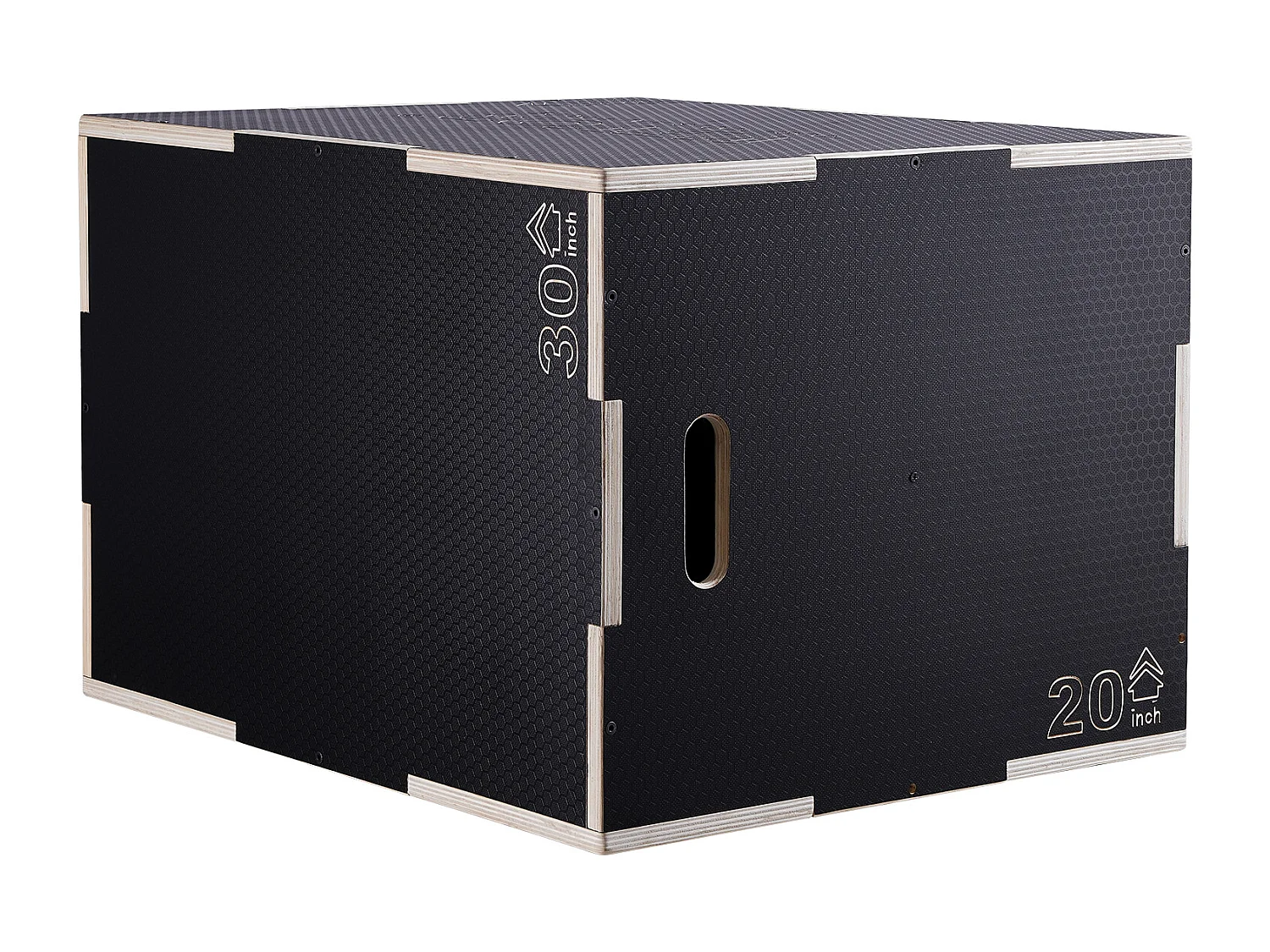 Pliometrischer Sprungkasten SucceBuy, 3 in 1, Trainings-Sprungkiste Fitness, 76/60/50 cm