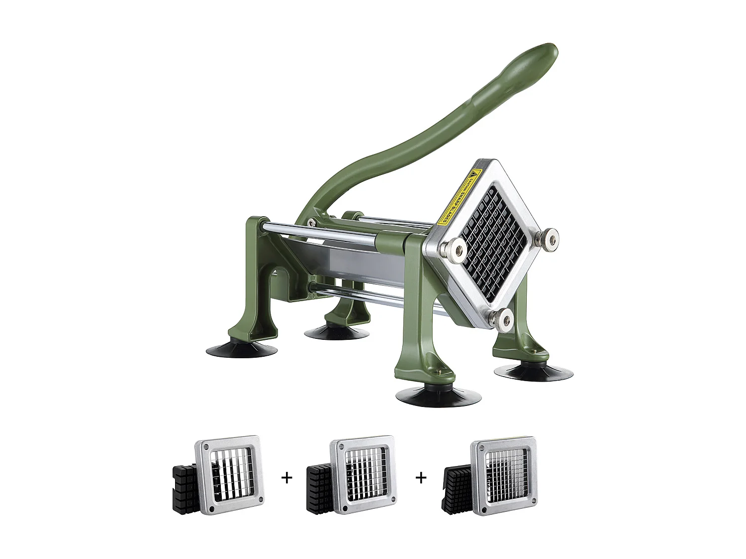 Tagliapatate e Verdure, SucceBuy Tagliapatate, Affettapatate e Verdure in Acciaio Inossidabile, 2 Lame