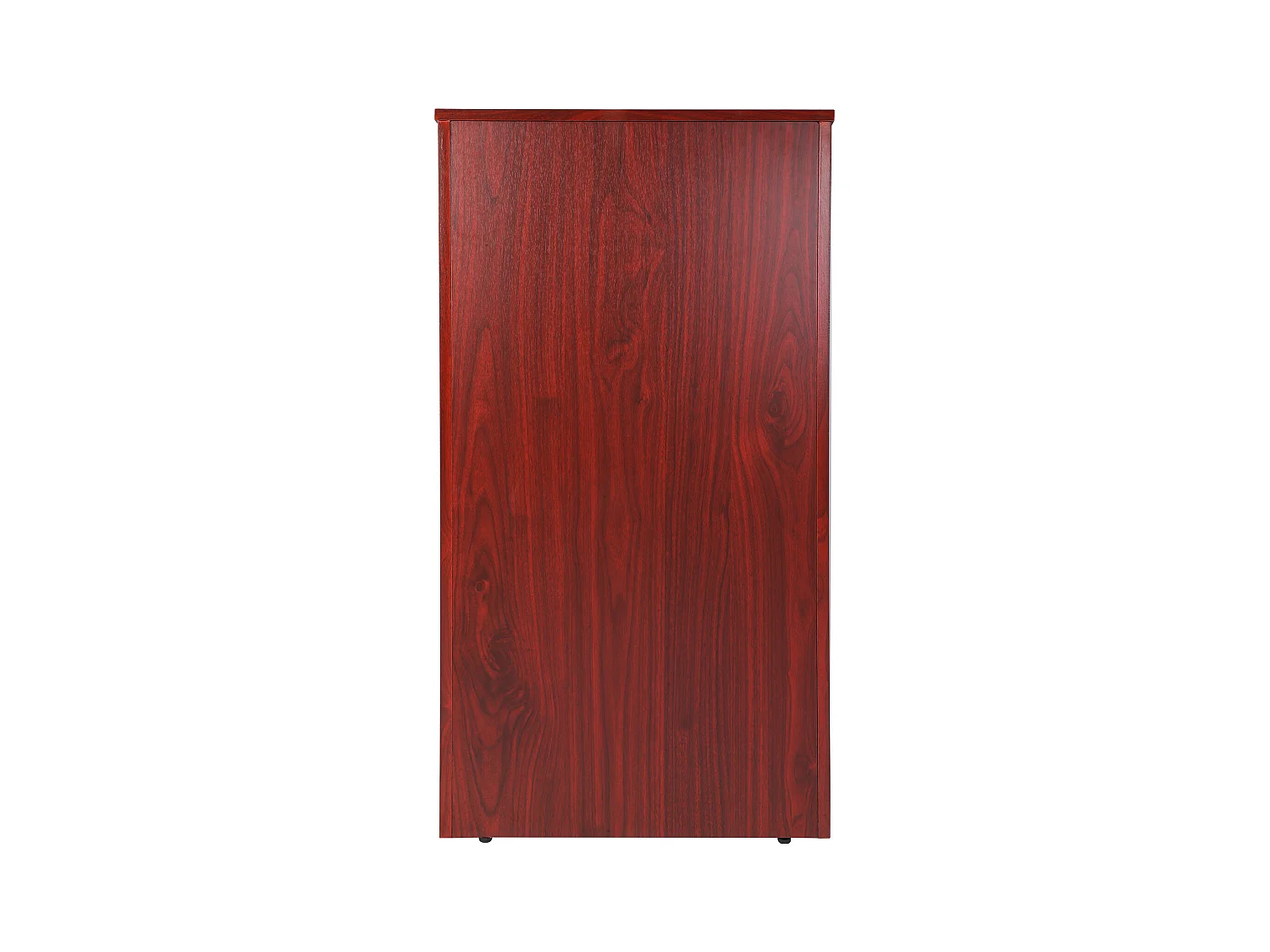 Support de Podium SucceBuy, Support d'Hôtesse de 120 cm avec 4 Roulettes, Podium en Bois avec Étagères de Rangement Réglables