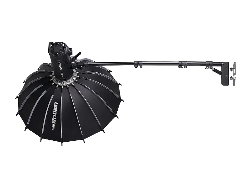 Supporto per Illuminazione a Parete con Braccio Triangolare SucceBuy, 100 cm, Supporto per Illuminazione ad Anello