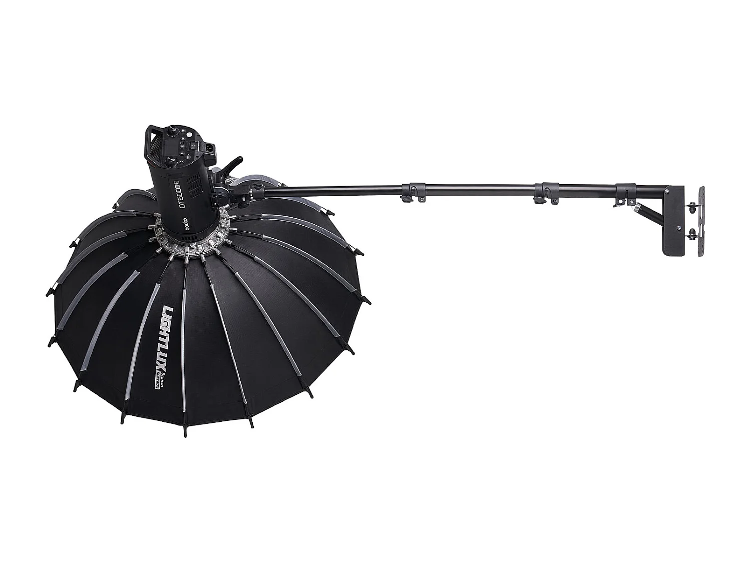 Stativ Oświetleniowy SucceBuy z Ramieniem Trójkątnym , 100 cm, Oświetlenie Pierścieniowe