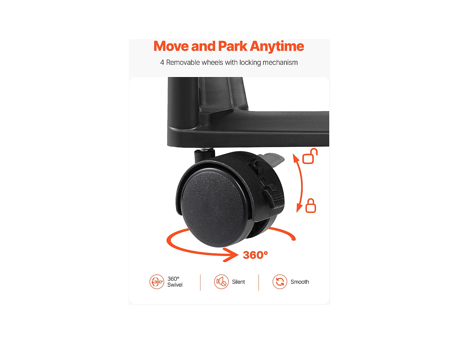 Rangement de Bureau en Plastique SucceBuy, à 6 Niveaux pour Scrapbooking, Grande Capacité avec Plateau Organiseur, Noir