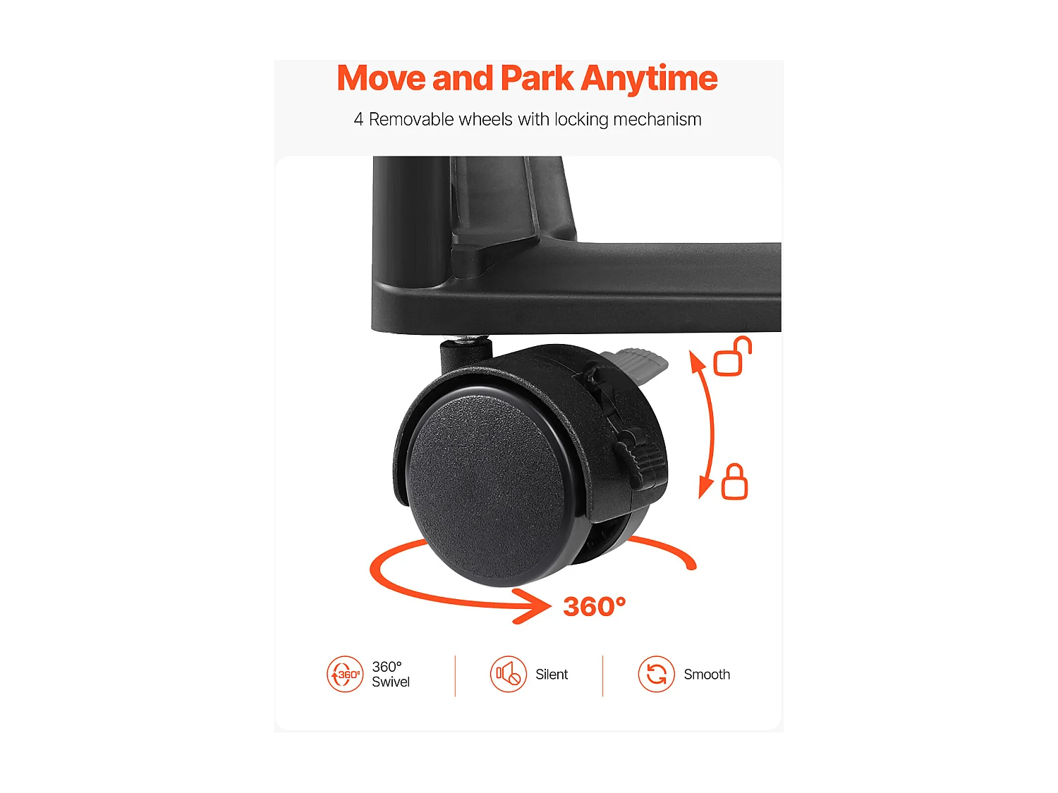 Plastic Bureau-Opbergdoos SucceBuy, met 6 Niveaus voor Scrapbooking, Grote Capaciteit met Opbergbakje, Zwart