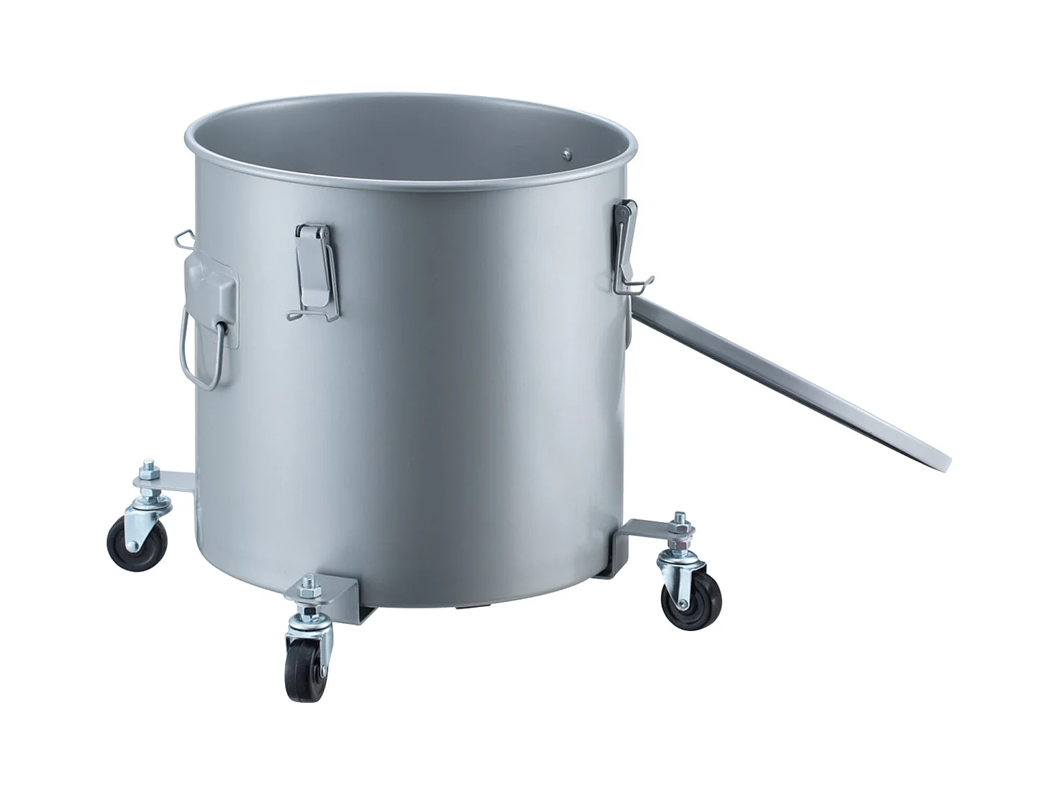 Seau à Graisse SucceBuy pour Friteuse, Bac D'élimination D'huile, 30 L avec Roulettes et sac Filtrant, Acier au Carbone avec Revêtement Antirouille