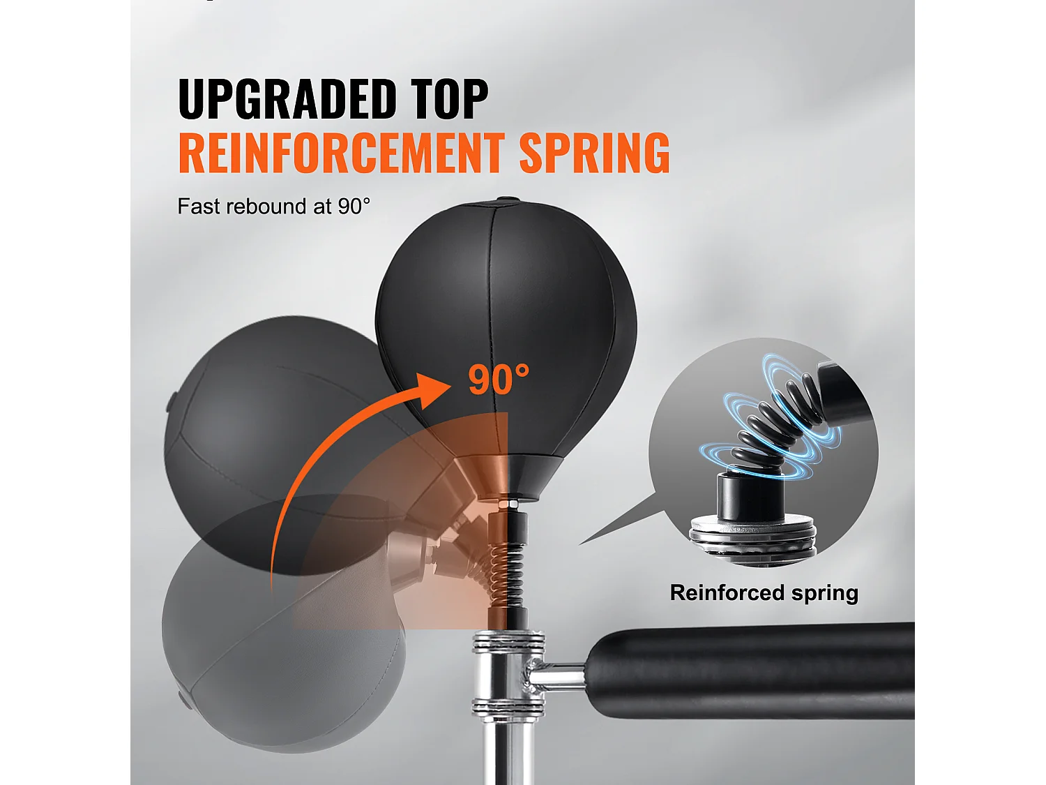 Barra de Boxeo Rotativa de Fijación de Pared SucceBuy, Entrenador de Velocidad de Reflejos Ajustable