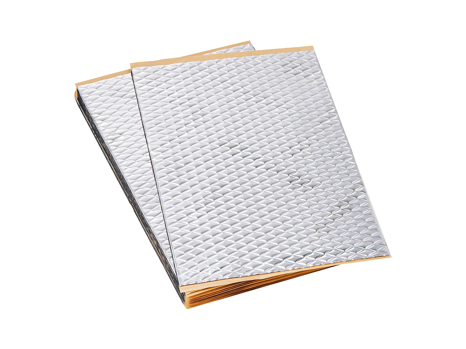 Tapis d'Isolation Phonique SucceBuy Feuille d'Absorption Acoustique 4,8 m² 24,9 x 39,9 x 0,13 cm pour Véhicule