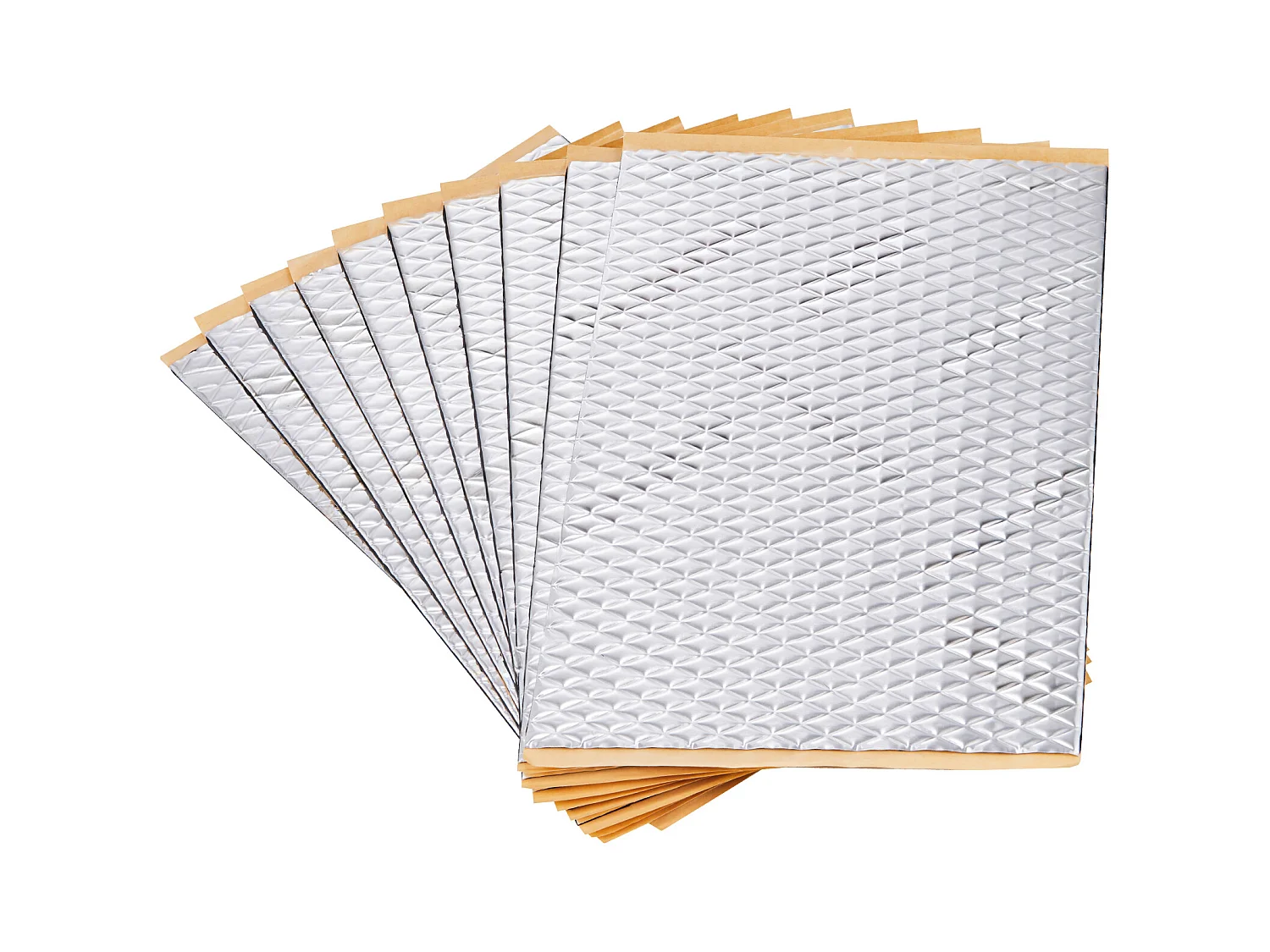 Schalldämmteppich SucceBuy Schallabsorptionsblatt 4,8 m² 24,9 x 39,9 x 0,13 cm für Fahrzeug