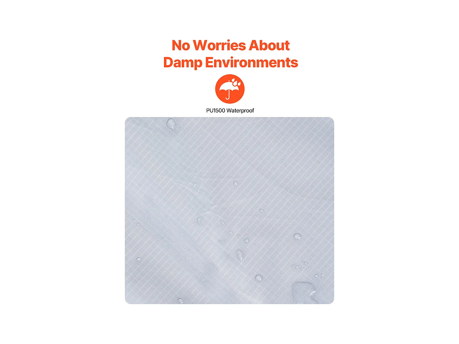 Coperta da Campeggio SucceBuy, 200,66 cm x 149,86 cm, Portatile e Calda, Ideale per Esterni in Grigio Chiaro